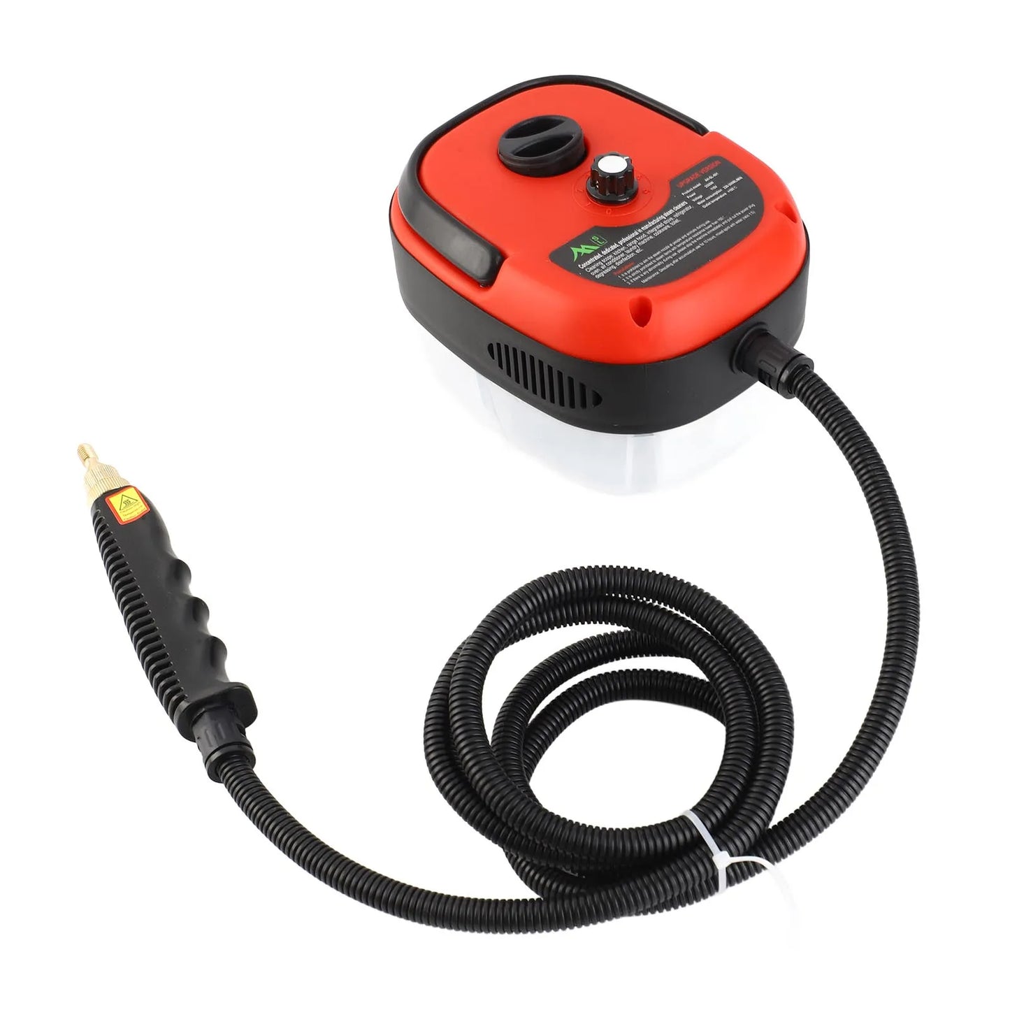 2500W Portable Handheld Steam Cleaner High Temperature Pressurized Steam Cleaning Machine with Brush Heads for Kitchen Furniture