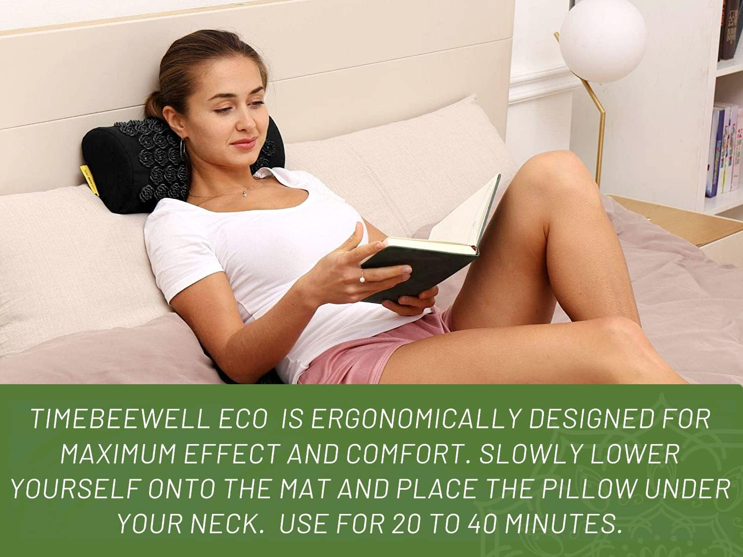 Acupressure Mat and Pillow Set | Acupuncture Mat for Back and Neck Pain Relief | Pranamat Inspired Accupressure Mats for Stress, Sciatic Pain, Feet Massage | Eco-Friendly Travel Bag Included