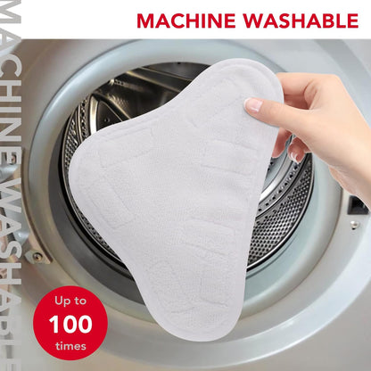 Microfiber Steam Mop Pad Replacement Compatible with H2O H20 Mop X5 Steam Steam
